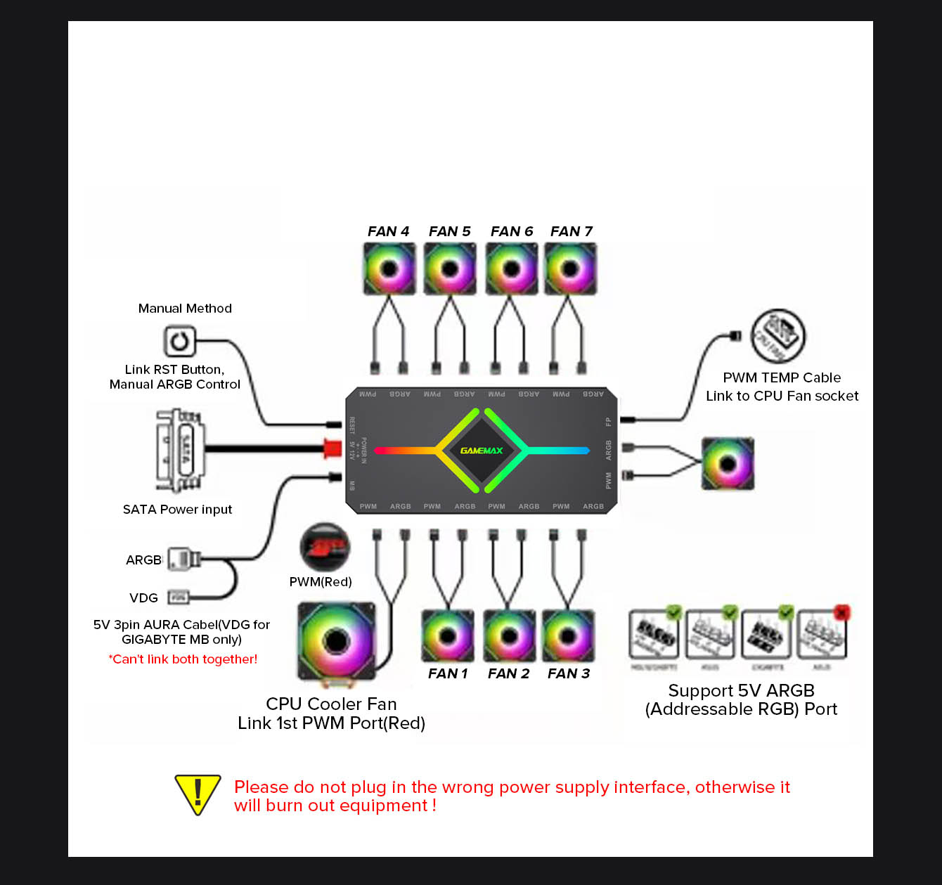 GAMEMAX Leader TG Black Full Tower Computer Case